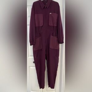 EUC Figs Jumpsuit Scrubs Chennai Deep Purple Technical Sz XXL